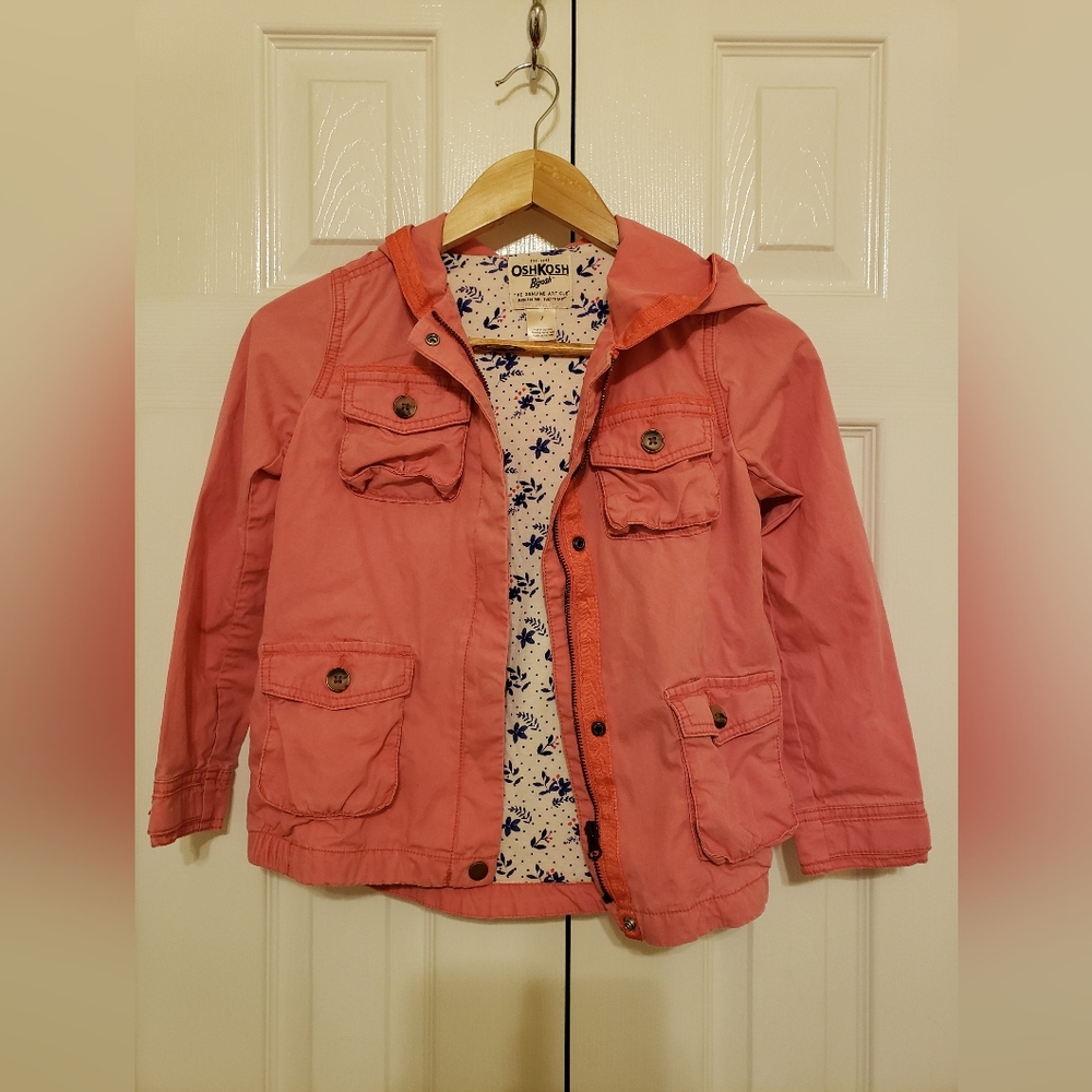 OshKosh B'gosh hooded cargo jacket